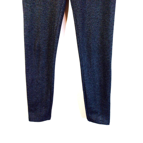 LOFT Womens M Gray Stretch Herringbone Skinny Ponte Pants Work - Picture 4 of 6